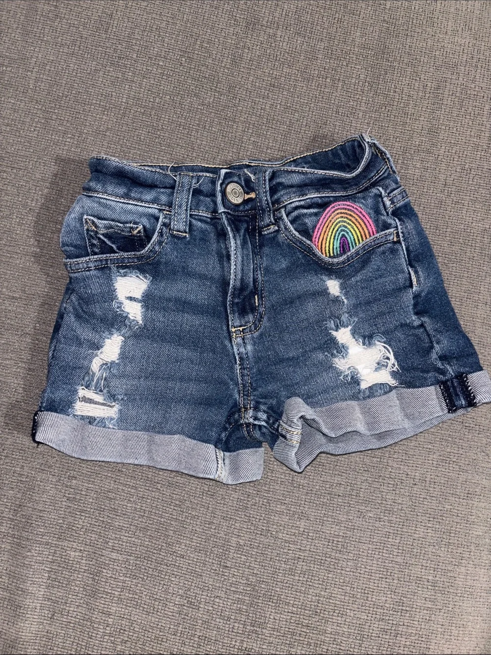 Justice girls jean shorts